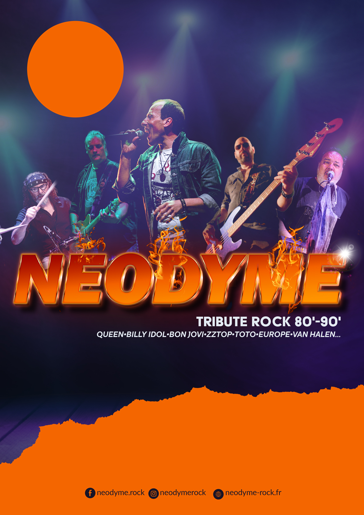 Neodyme, l'énergie rock live